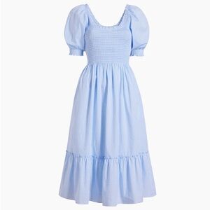 Hill House Louisa Nap Dress Blue Gingham Midi Dress